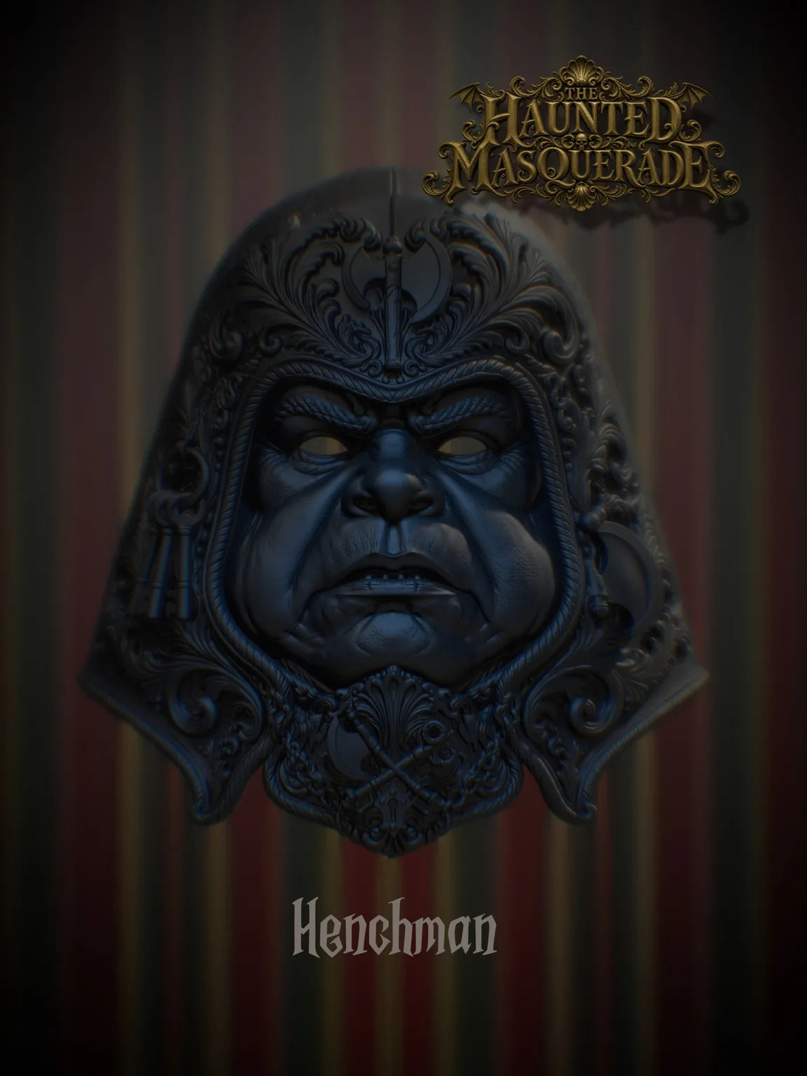 Henchman - The Haunted Masquerade sculptural mask by Topher Adam