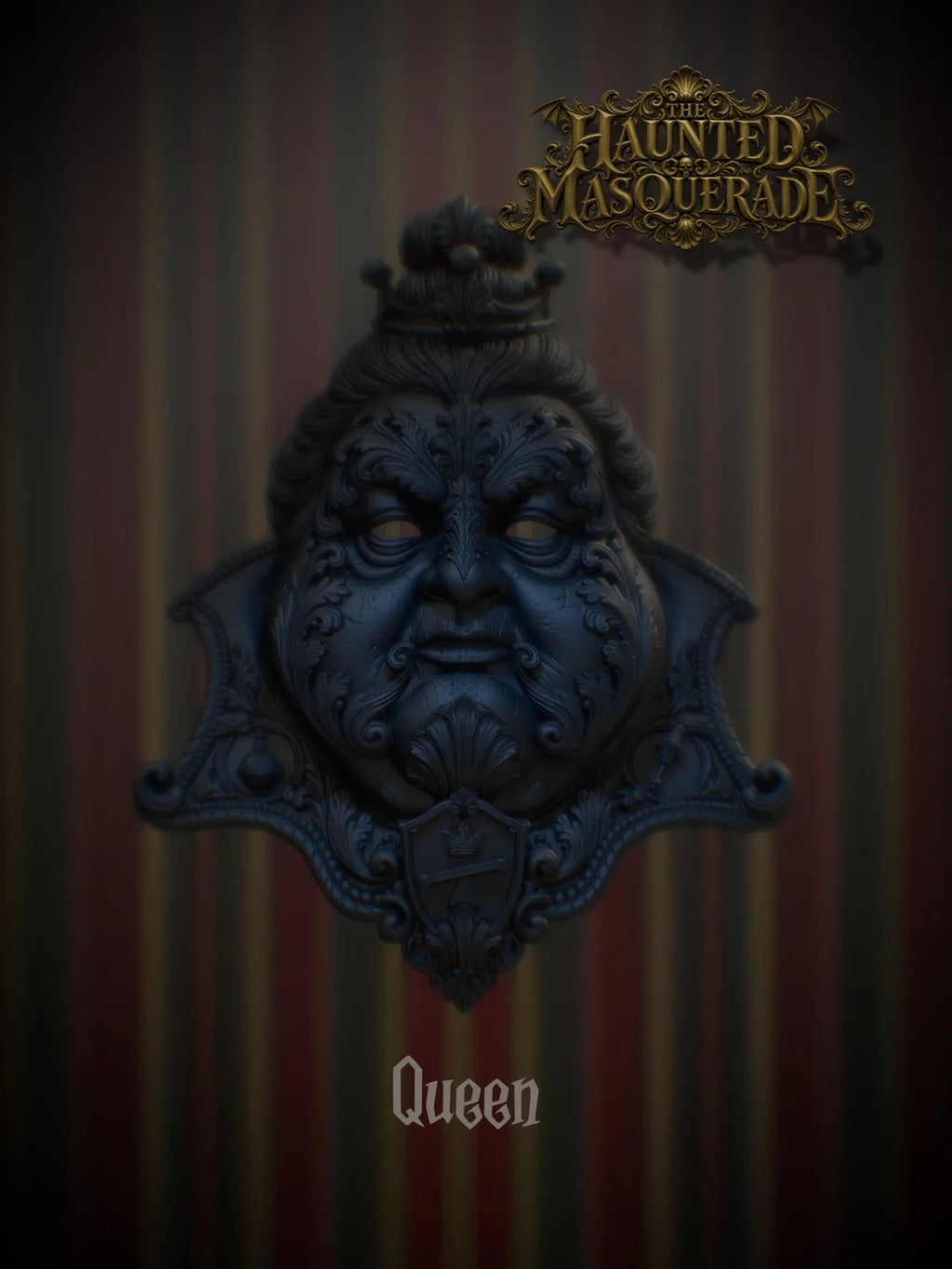 Queen - The Haunted Masquerade sculptural mask by Topher Adam
