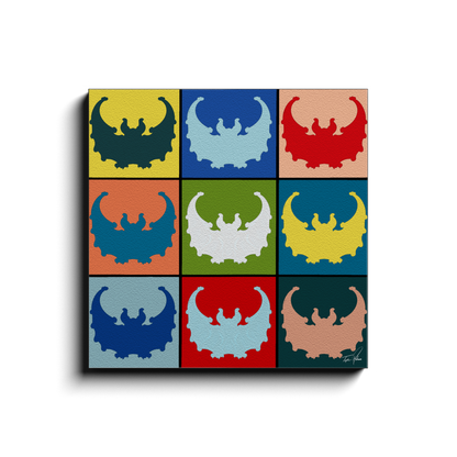 Bats block by Topher Adam Canvas Wraps (Copy)