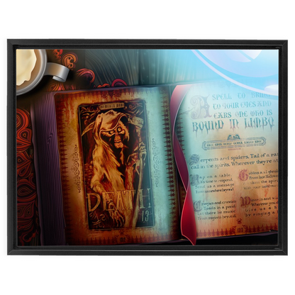 The Night of the Spell by Topher Adam Framed Canvas Wraps