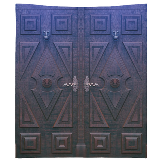 Haunted Mansion Door Coverup Backdrops