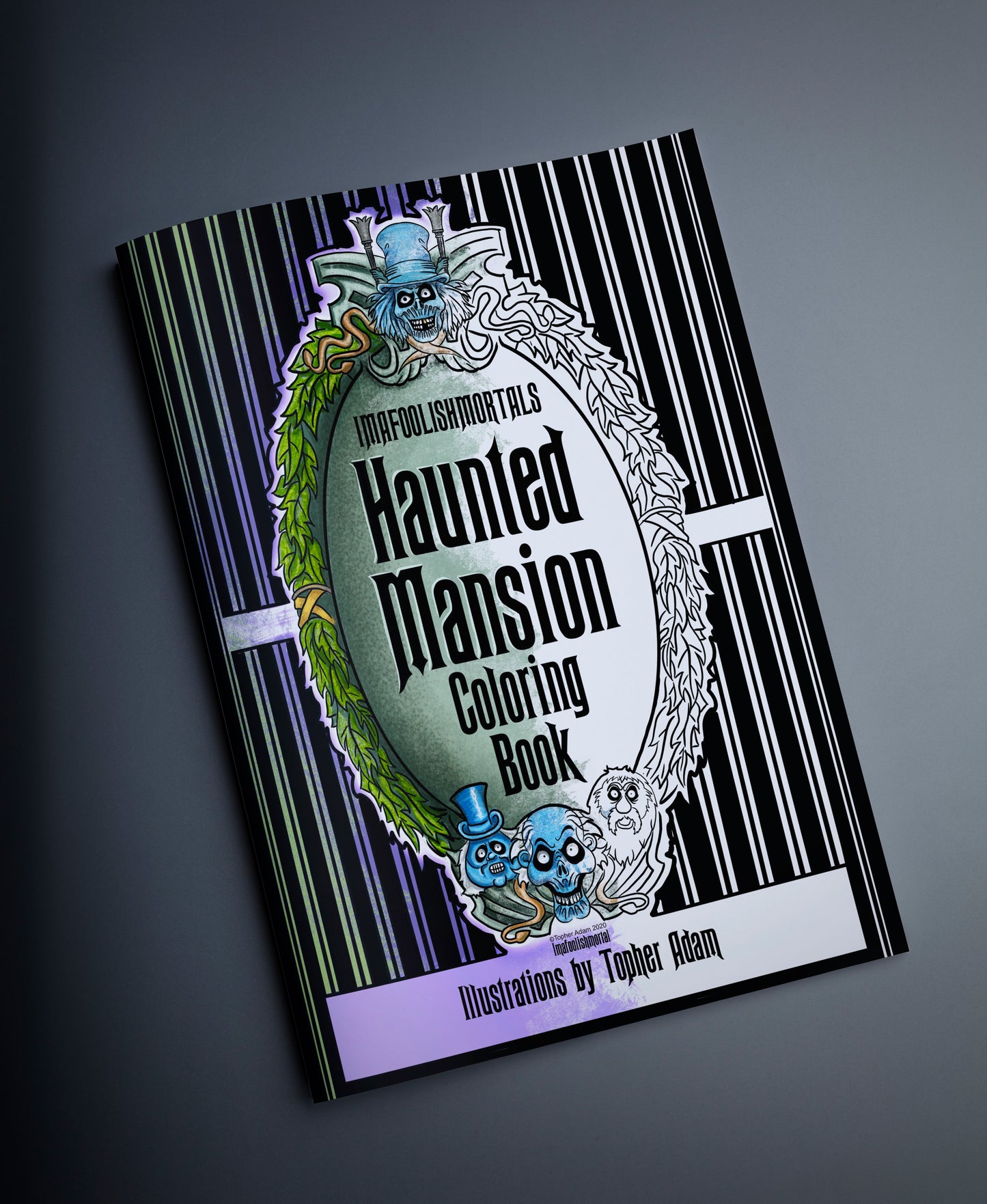 Imafoolishmortal's Haunted Mansion Coloring Book