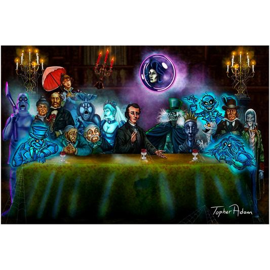 Mansion Last Supper Canvas Posters by Topher Adam