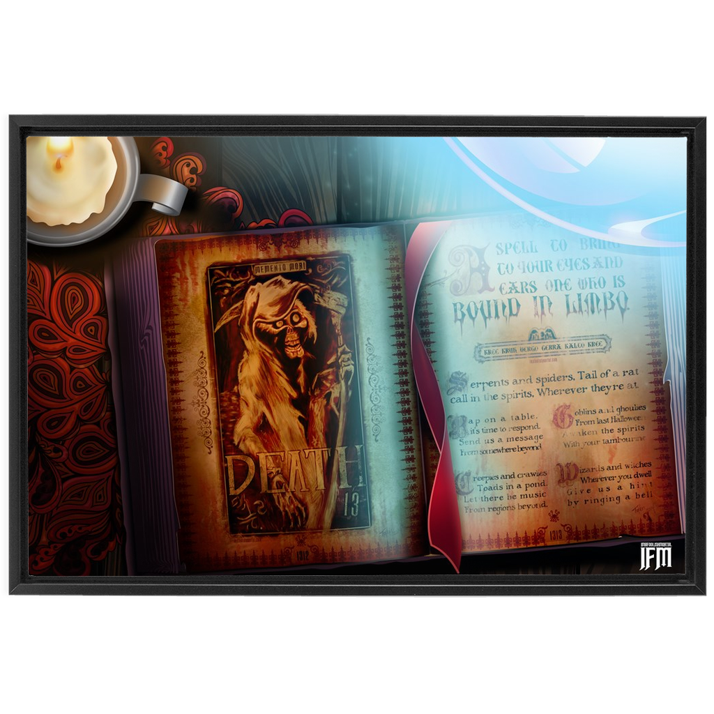The Night of the Spell by Topher Adam Framed Canvas Wraps