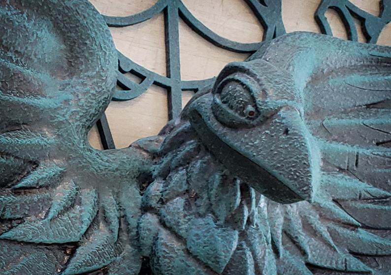 Rare and limited WDW Haunted Mansion Inspired Mausoleum Raven Wall Art