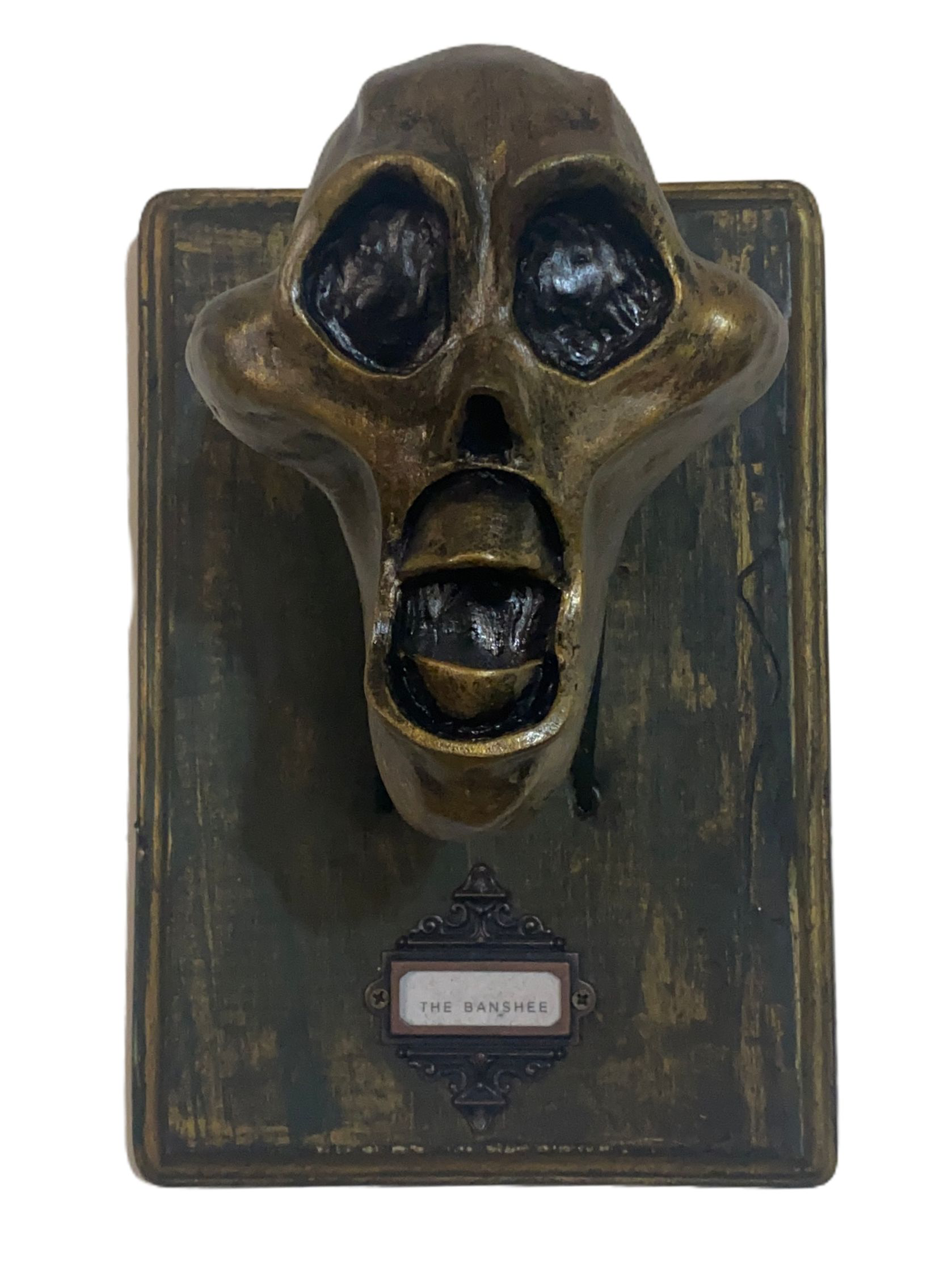 Rare Hand sculpted Haunted Mansion Banshee head by Topher Adam