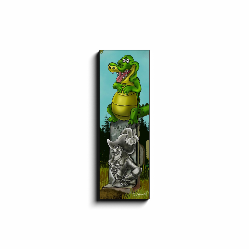 Crocks stretching portrait Canvas Wraps